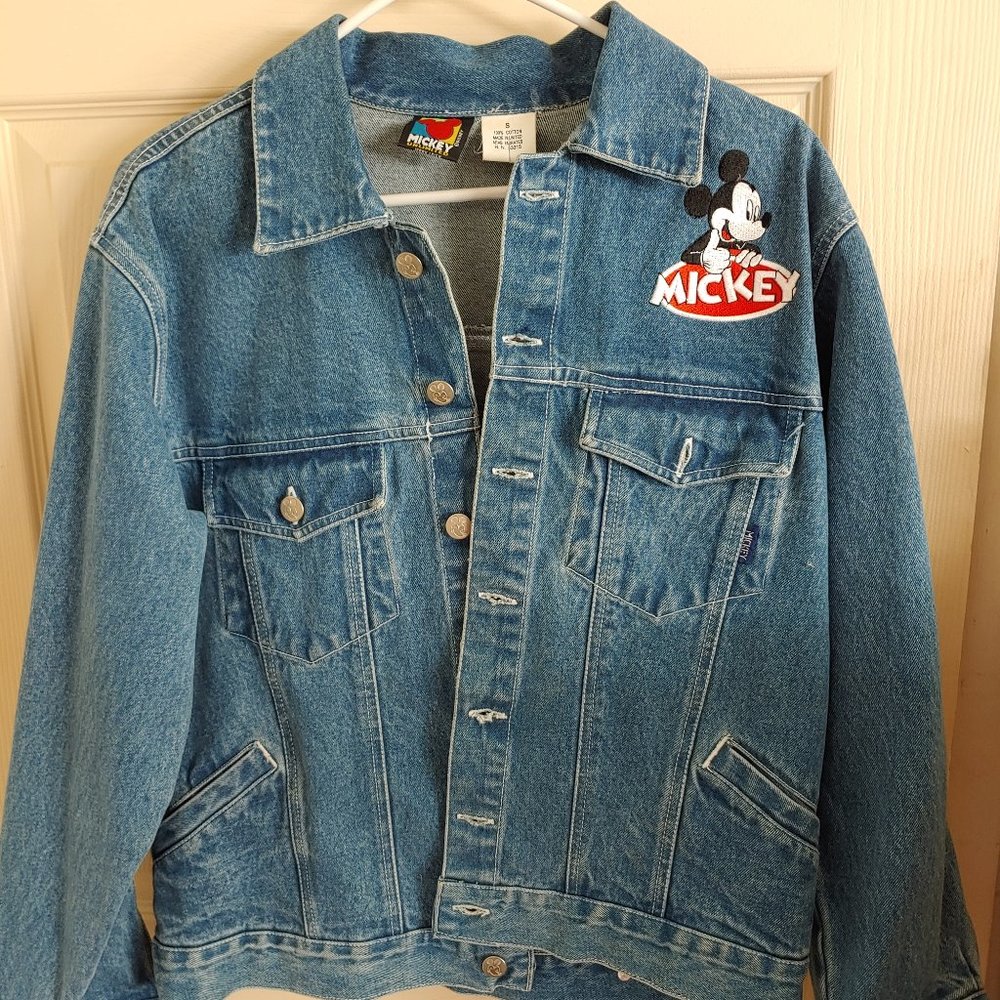 Disney Mickey Mouse Jean Jacket, size S